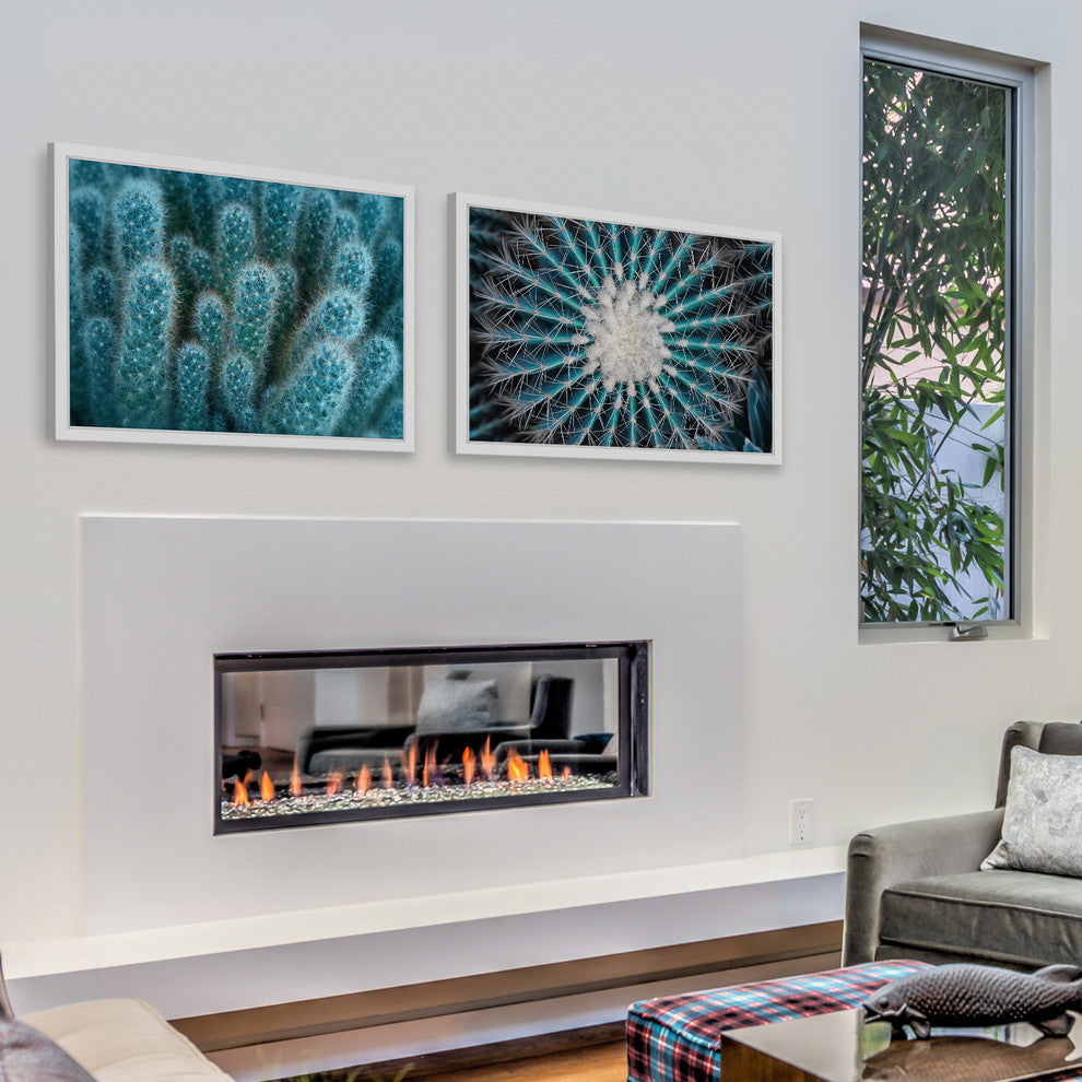 Glorious Spikes Diptych, 36x12