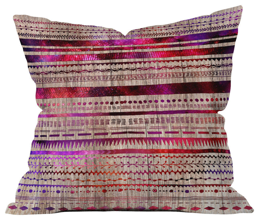 Deny Designs Iveta Abolina Purple Nebula Outdoor Throw Pillow