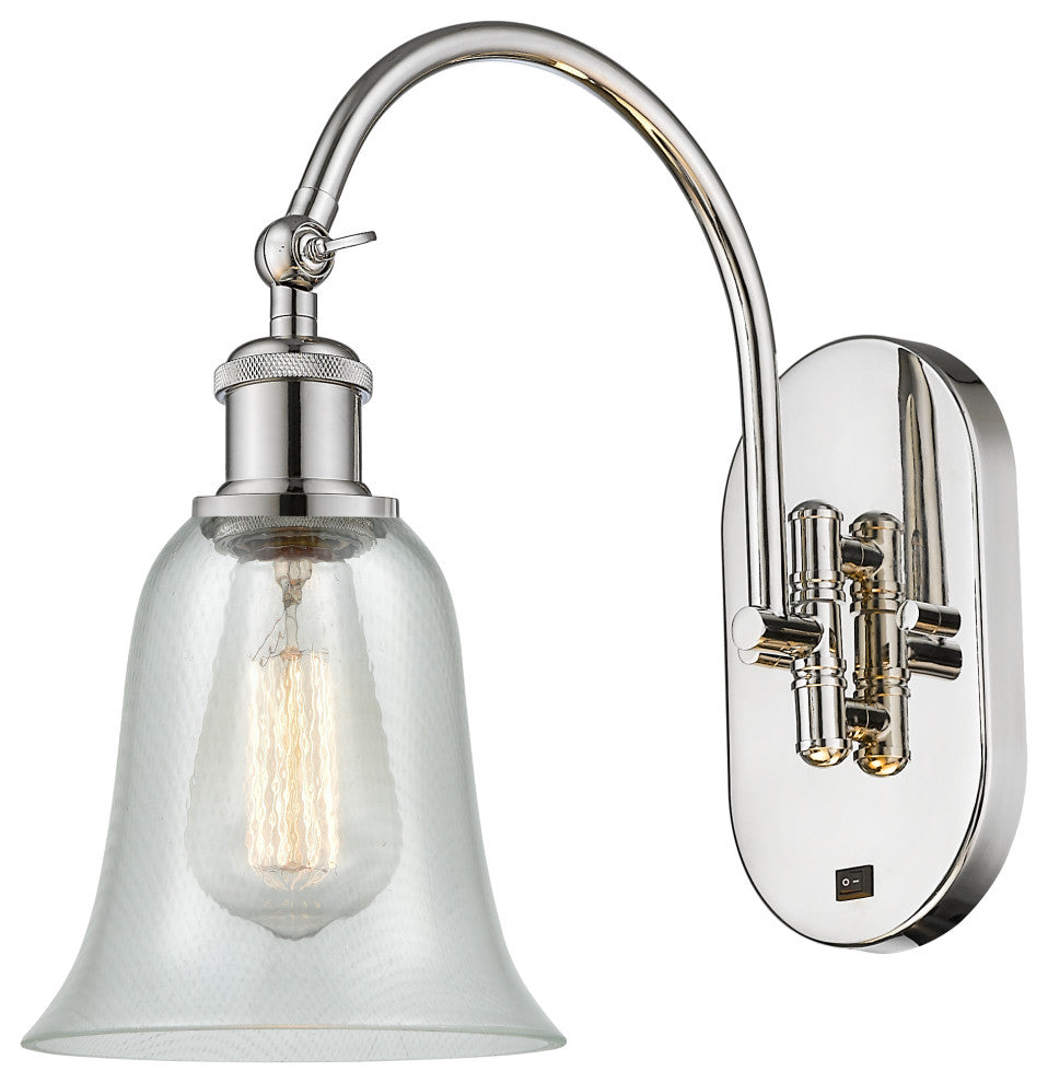 Innovations 518-1W-PN-G2812 Hanover 1 Light 6.25" Sconce, Polished Nickel