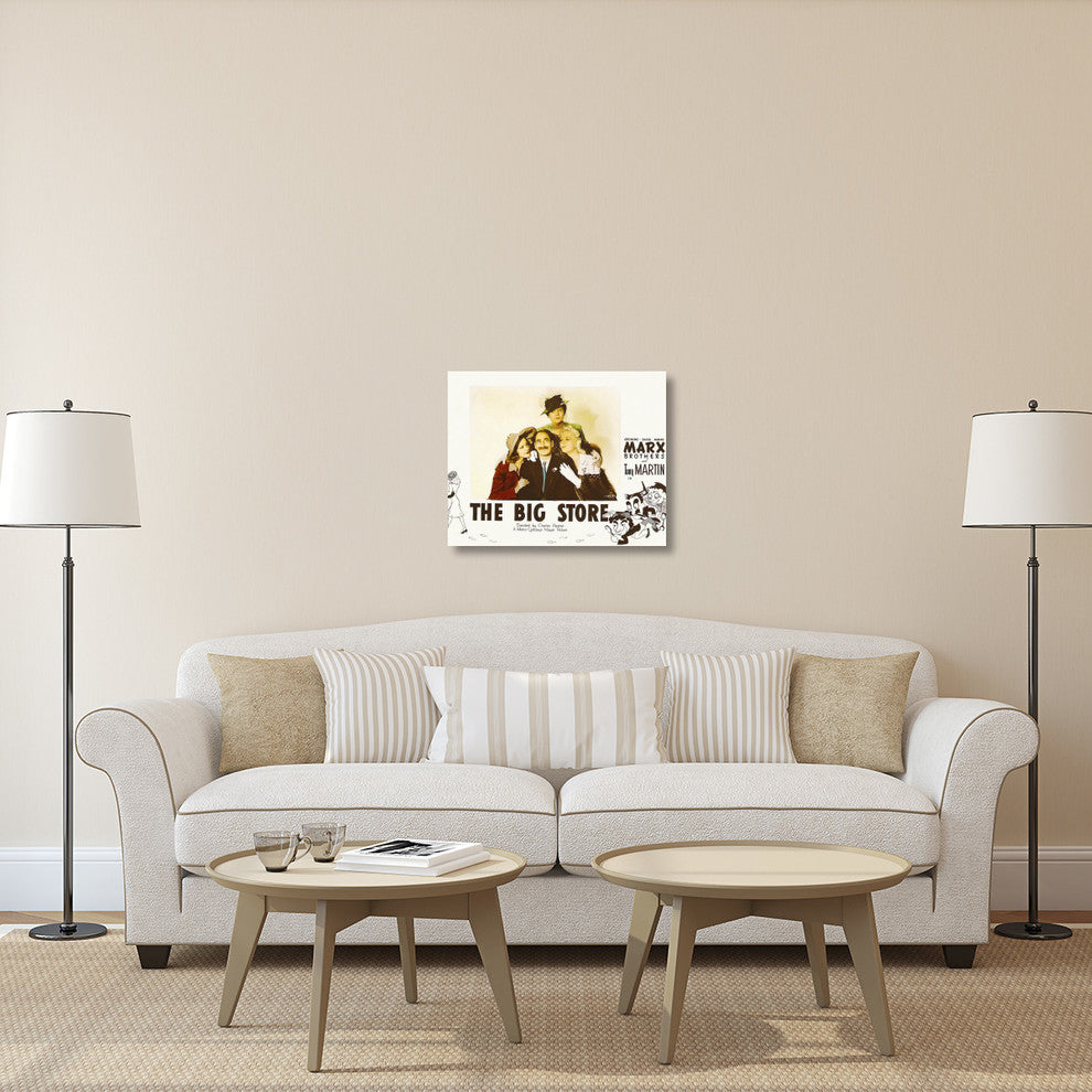 "Marx Brothers - The Big Store 07" Canvas Giclee, 30"x24"