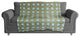 Folk Lattice Pattern in Green Fleece Blanket