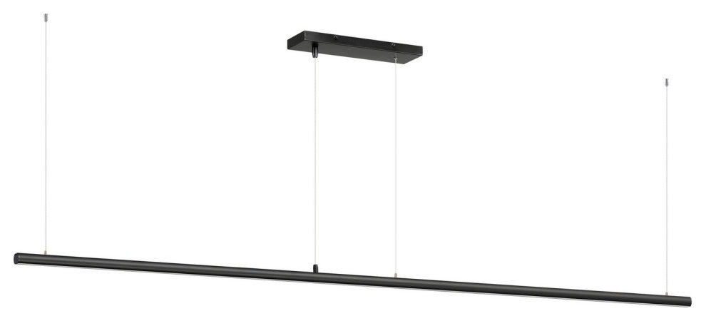 Continuum LED Linear Pendant in Black