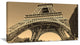 "Iconic Paris Eiffel Tower View From Ground" Cityscape Art, 32"x16"