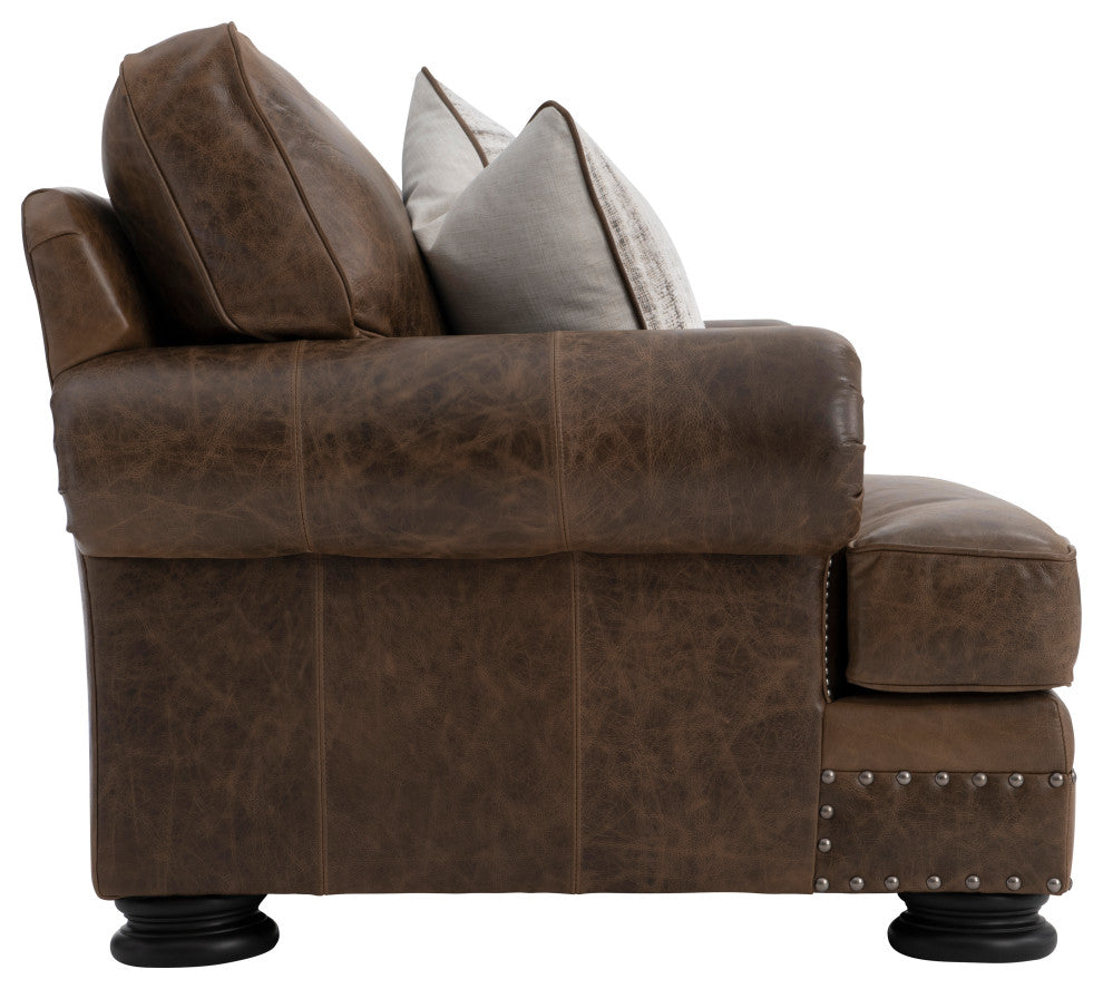 Bernhardt Foster Leather Chair