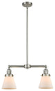 Innovations Lighting 209-Sn-G61 2 Light 22" Chandelier