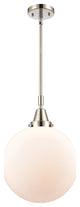 INNOVATIONS LIGHTING 447-1S-SN-G201-12 Beacon Mini Pendant, Polished Nickel
