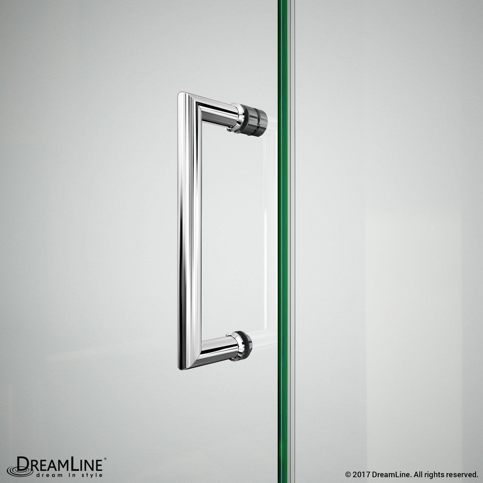 DreamLine Unidoor-X 53-53.5" Hinged Shower Door, Chrome