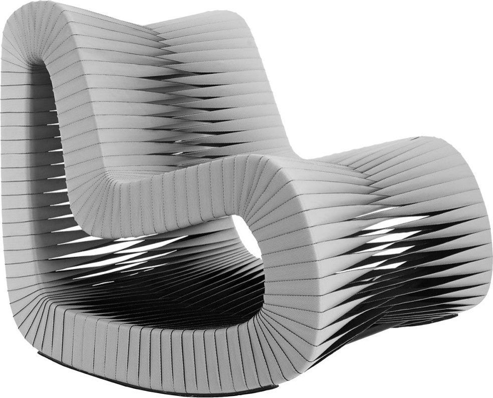 Seat Belt Rocking Chair, Black/Black