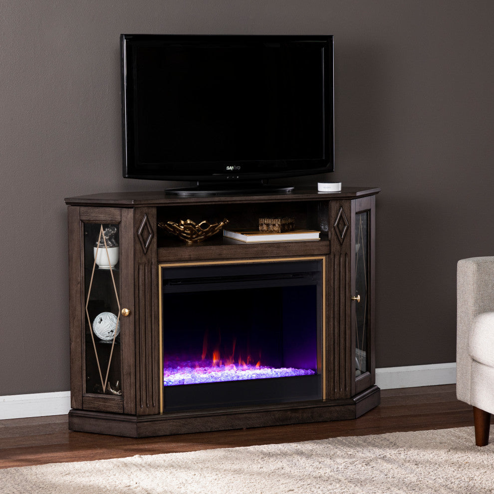 Tanda Color Changing Fireplace With  Media Storage