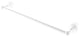 Waverly Place 24" Shower Door Towel Bar, Matte White