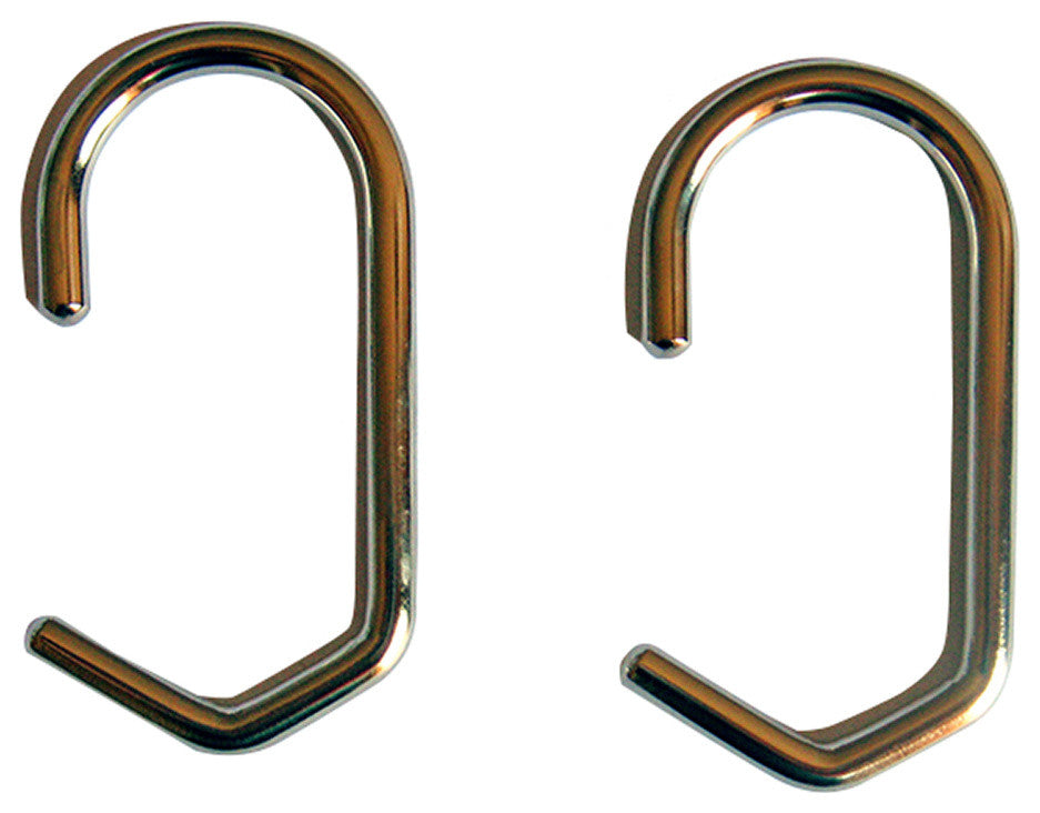 Shower Curtain Rings Set of 12, Polished Nickel, 1.25" Dia