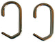 Shower Curtain Rings Set of 12, Polished Nickel, 1.25" Dia