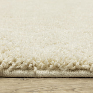 Langdon Diamond Shadows Solid Beige Area Rug, 5'3" X 7'6"