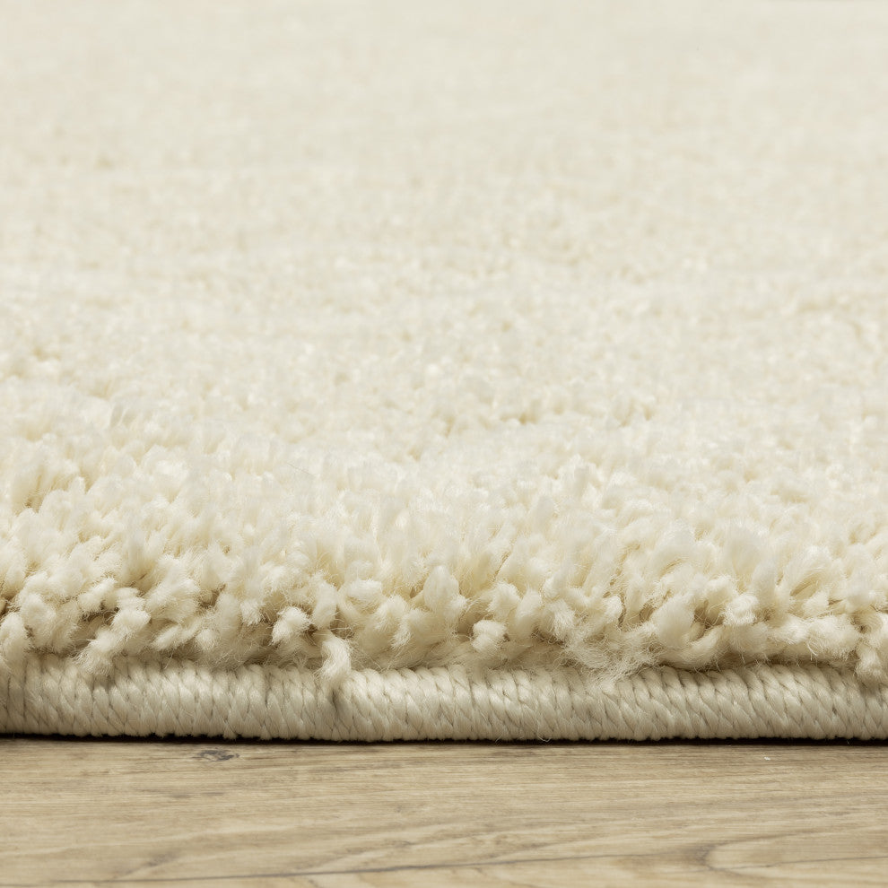 Langdon Diamond Shadows Solid Beige Area Rug, 5'3" X 7'6"