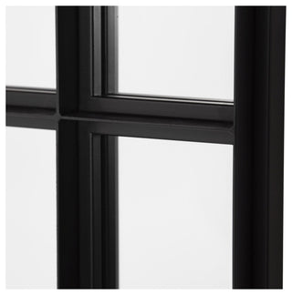 Uttermost 09743 Atticus 29" W x 79" H Rectangular Framed Bathroom - Satin Black