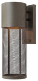 Aria Small Outdoor Wall Sconce, Buckeye Bronze