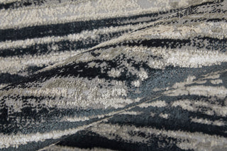 Orin Modern Diamond, Black/Silver/Taupe, 12'x18' Area Rug