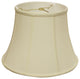 14" Ivory Altered Bell Monay Shantung Lampshade
