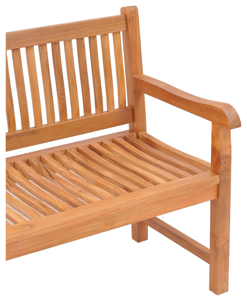 Teak Wood Elzas Double Bench