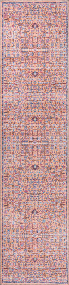 All-Over Persian Machine Washable Indoor Multi Area Rug, Multi, 9 Ft. X 12 Ft.