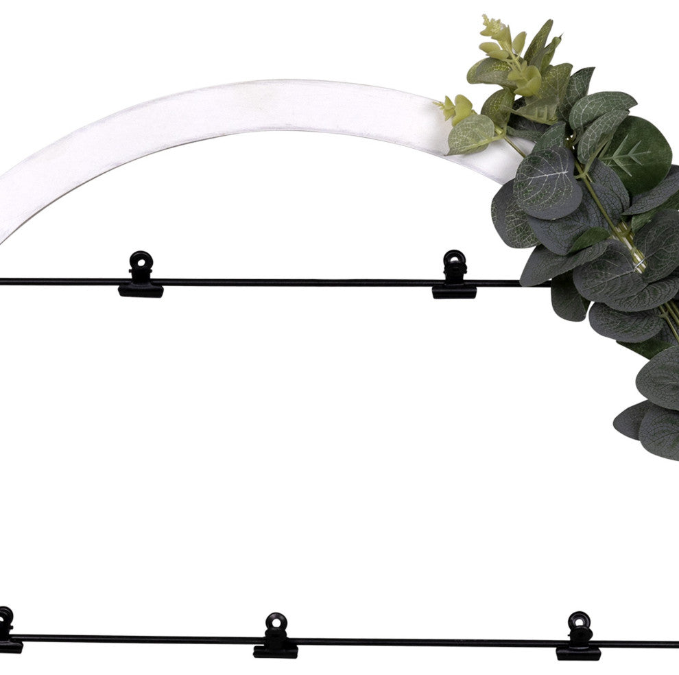 Botanical White Wood Photo Hanging Wall D"cor