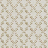 Geometric Textured Wallpaper, Trellis Pattern, Champagne Cream Gold, 1 Roll