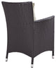 Espresso Beige Convene 11 Piece Outdoor Patio Dining Set