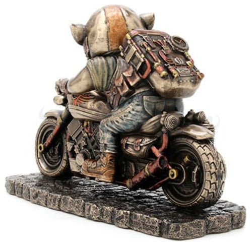 Steampunk Speed Bacon - Figurine Statue Sculpture Art by Veronese Design