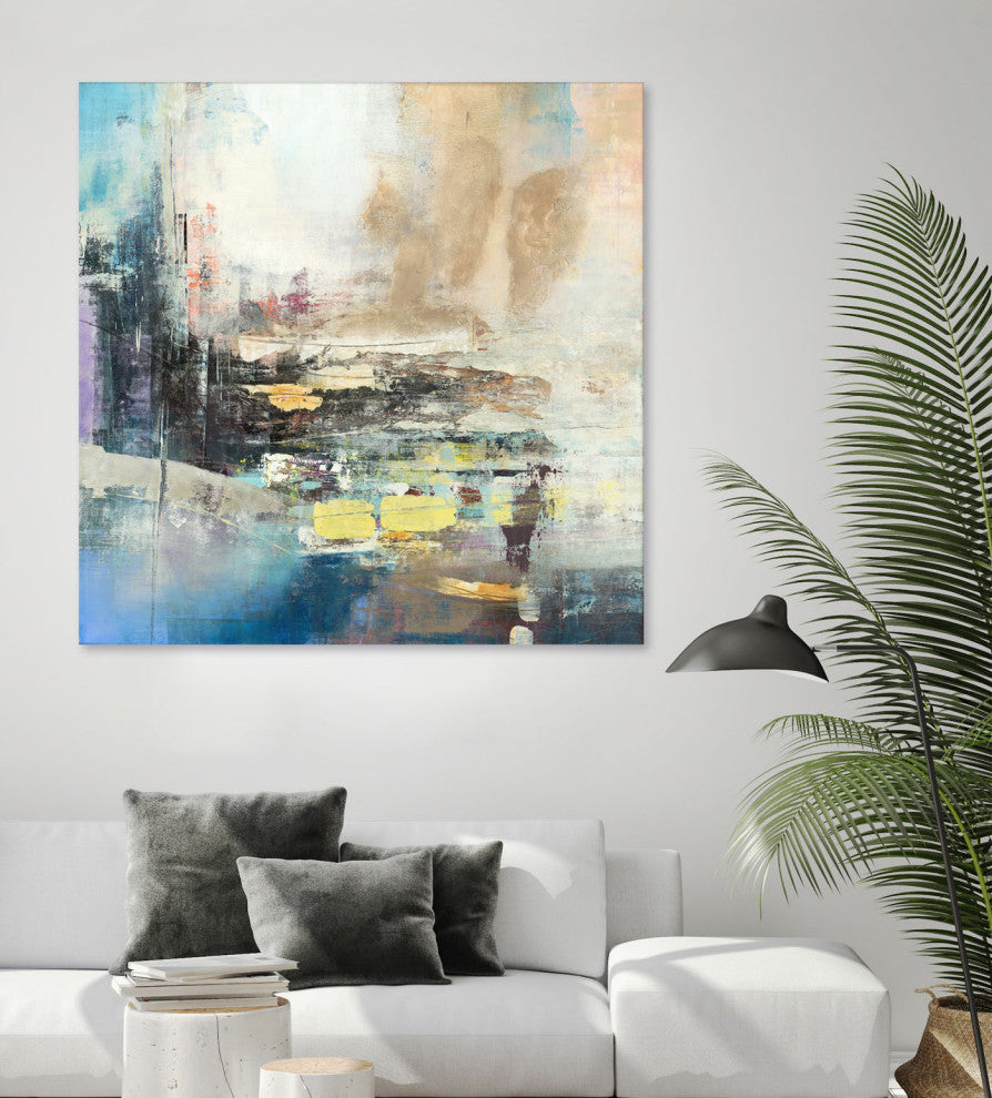 Awaken I - 54 x 54 by Nancy Ngo