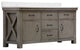 72" Grizzle Grey Double Sink Bathroom Vanity