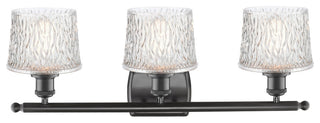 Niagra 3-Light Bath Vanity-Light, Oil Rubbed Bronze, Clear