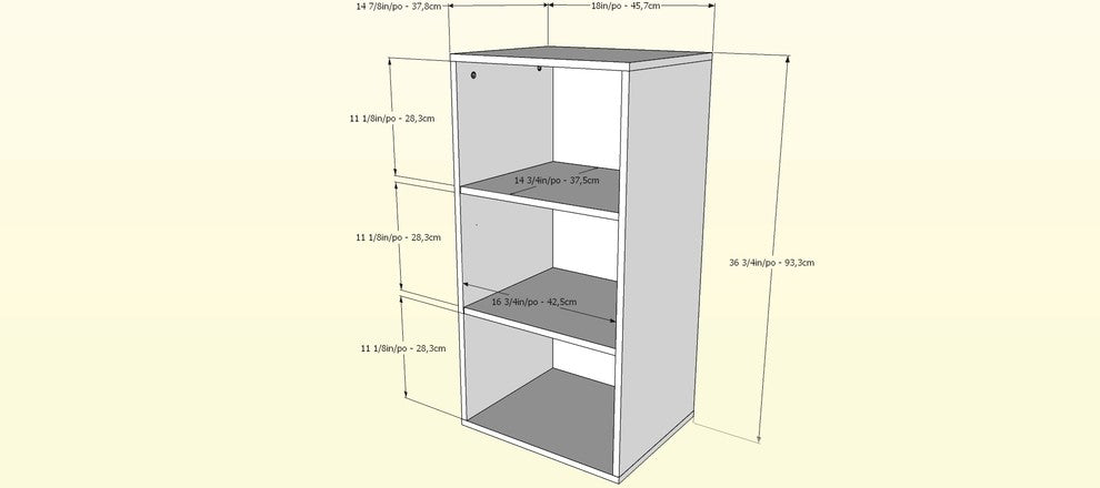 Nexera 220230 Allure 2-Shelf Bookcase, Ebony