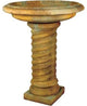 Twisted Birdbath 30 Garden Display