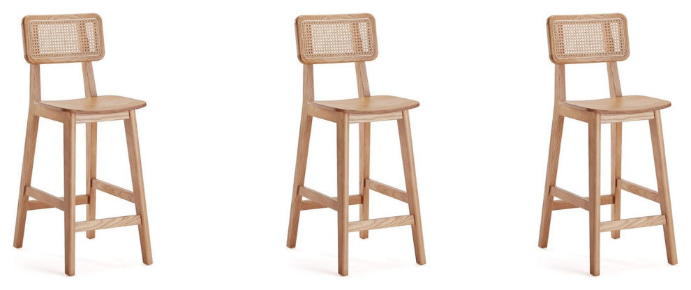 Manhattan Comfort Versailles Counter Stool, Set of 3