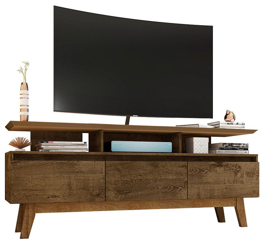 Yonkers 62.99 TV Stand in Rustic Brown