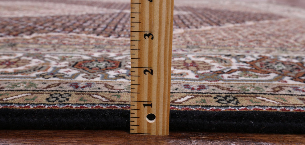 Hand Knotted Wool and Silk Persian Tabriz Rug 5' 6" X 7' 11" Q6038