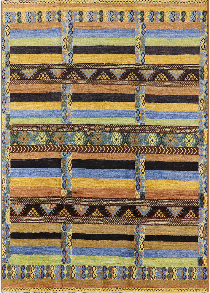 Ahgly Company Indoor Rectangle Mid-Century Modern Area Rugs, 8' x 10'
