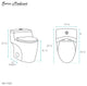 Manoir One-Piece Elongated Toilet Dual-Flush 1.1/1.6gpf