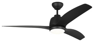 Avila 52" LED Ceiling Fan Midnight Black