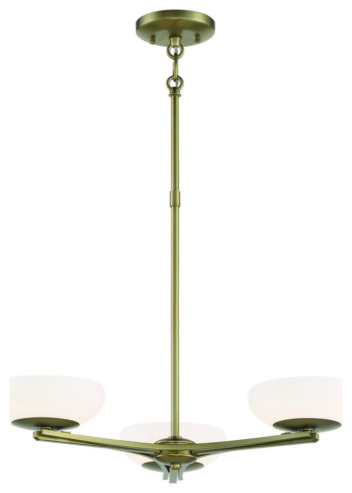 George Kovacs P1463-695-L, Scale, 3-Light Chandelier Led