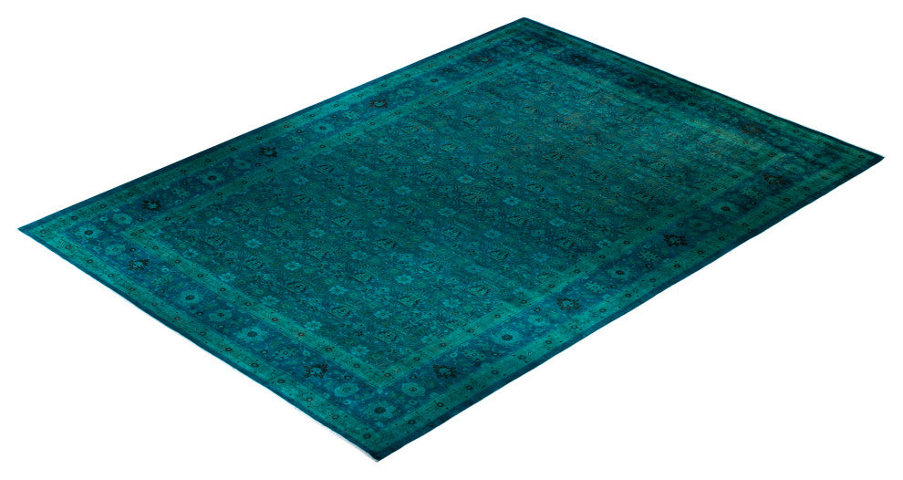 Vibrance, One-of-a-Kind Handmade Area Rug Blue, 17'2"x12'3"