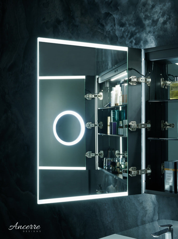 Pagani LED Mirror Cabinet, 24 Inch (Left Hand)