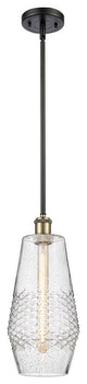 Innovations 516-1S-BAB-G684-7 1-Light Mini Pendant, Black Antique Brass