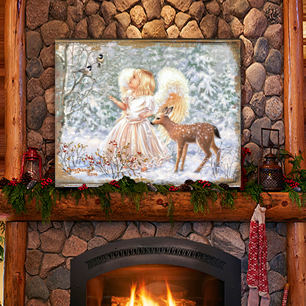 Sweet Christmas Blessings Wooden Block, 48 X 36