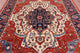 8' 1" X 9' 9" Persian Fine Serapi Hand-Knotted Wool Rug - Q12660