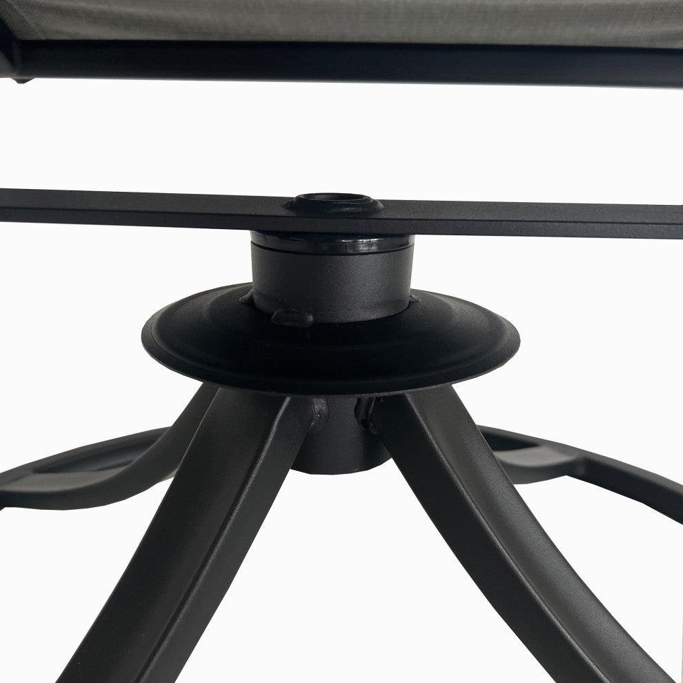 Deko Living 4 - Seating Outdoor Dining Table and Swivel Chairs Set