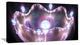 3D Surreal Purple Illustration, Abstract Canvas Art Print, 32x16