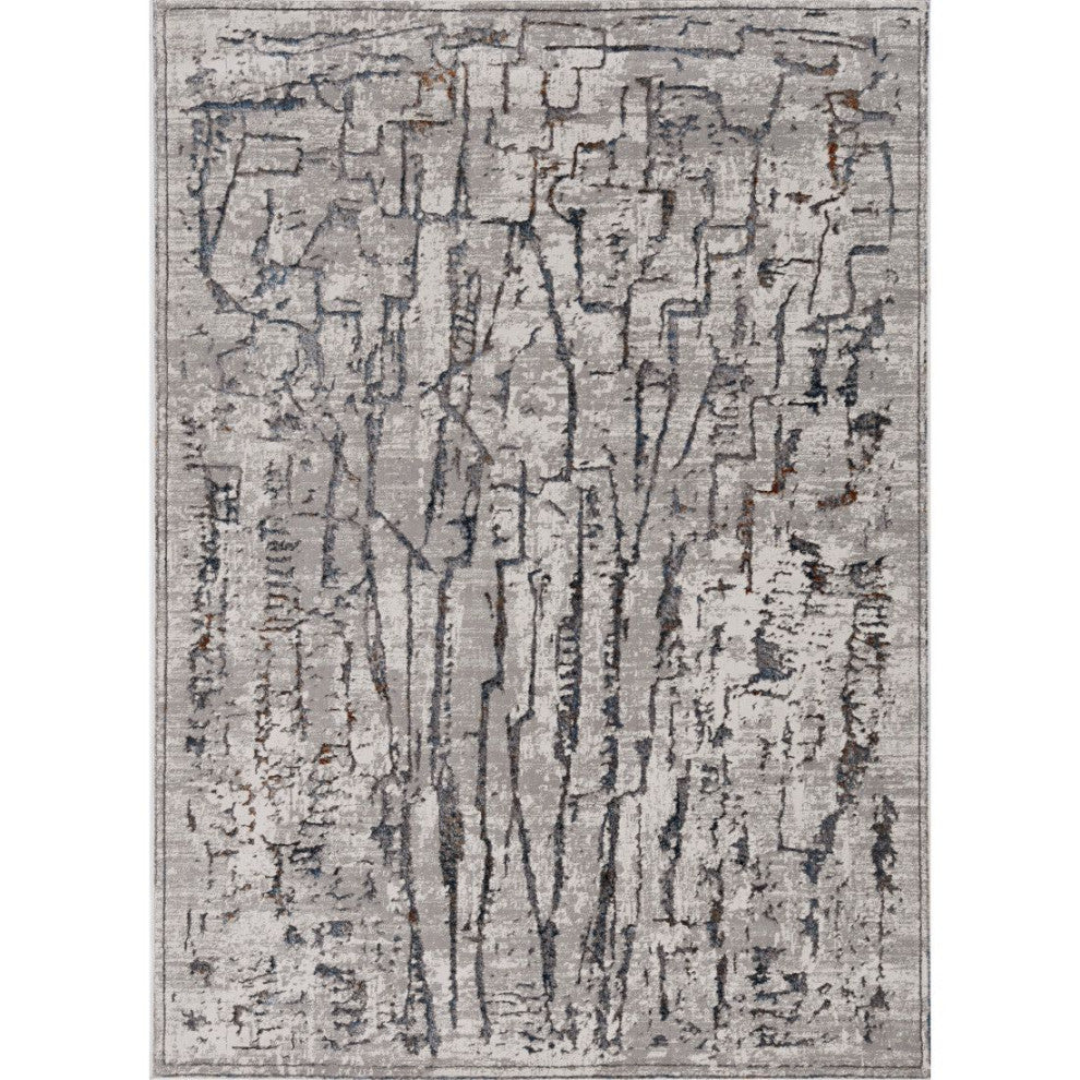 KAS Inspire 7506 Gray Expressions Area Rug, 7'10"x10'10"