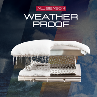 Stainless Steel Chimney Cap, 18"x18"