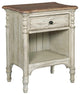 Kincaid Weatherford Open Nightstand, Cornsilk